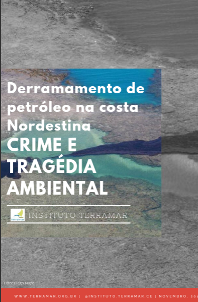 O Instituto Terramar publica ebook “Derramamento de petróleo na costa Nordestina – CRIME E TRAGÉDIA AMBIENTAL”