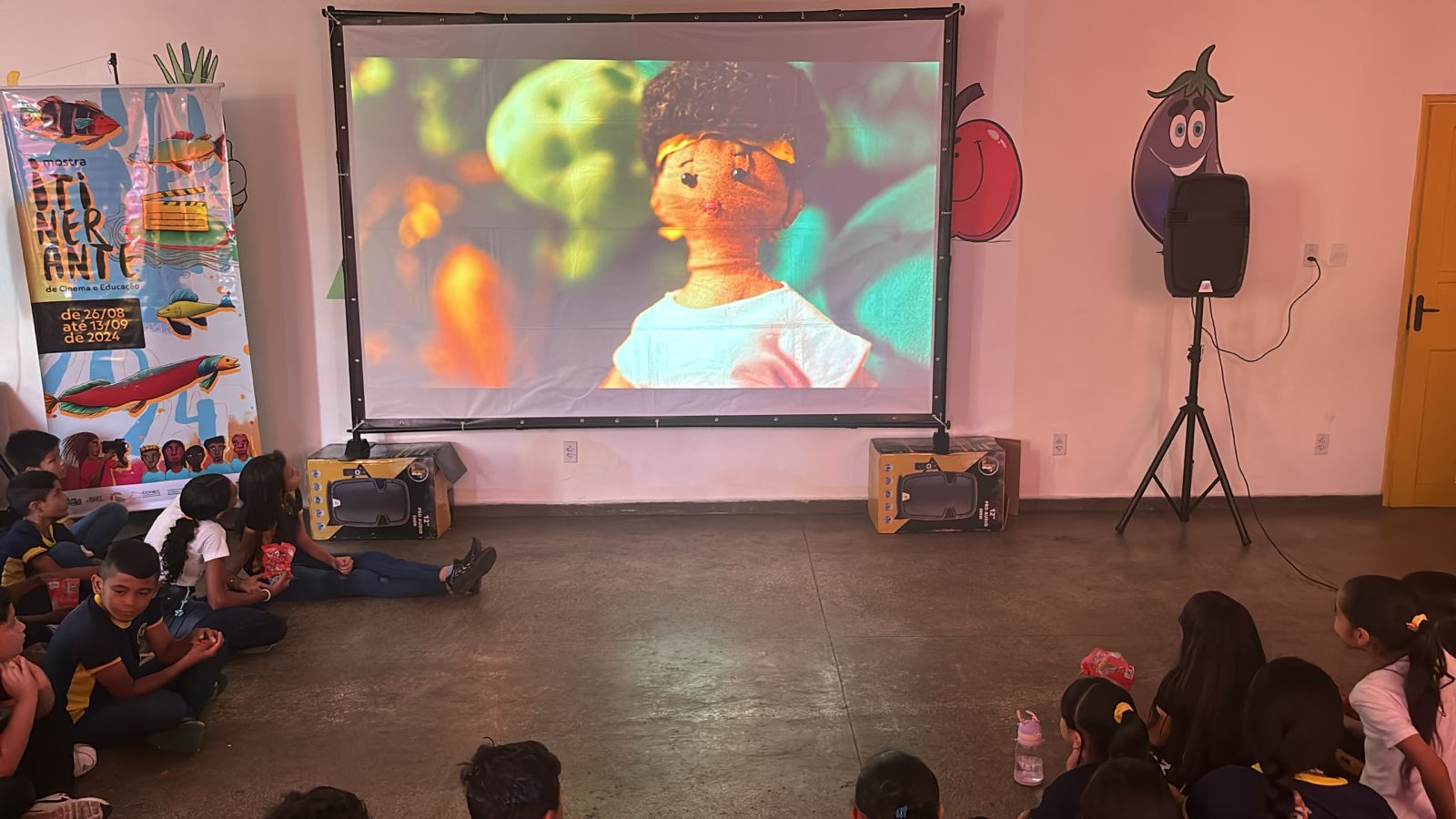 Animação Maré Braba é exibida em escolas públicas de Manaus pela Mostra Itinerante de Cinema e Educação